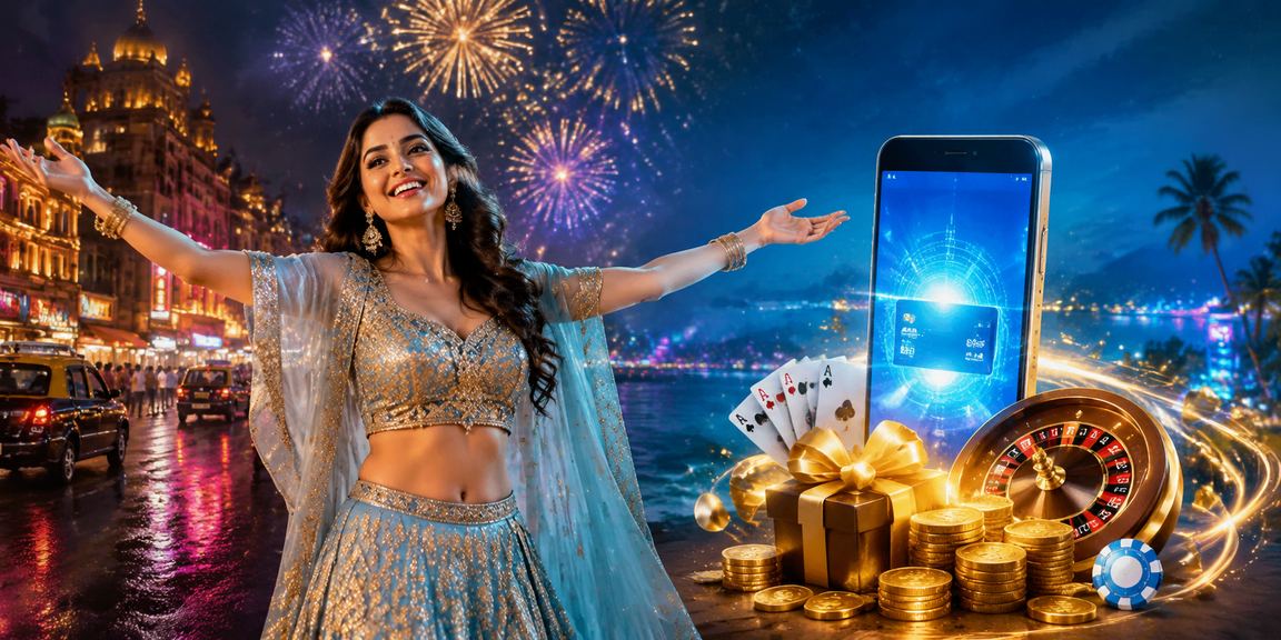 Mumbai mobile user claiming deposit bonus with Bollywood theme